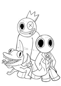 Desenho de Rainbow Friends Desenho Colorir Imprimir 17