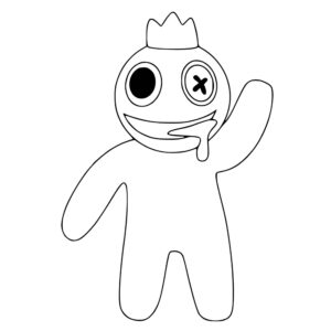 Desenho de Rainbow Friends Desenho Colorir Imprimir 19