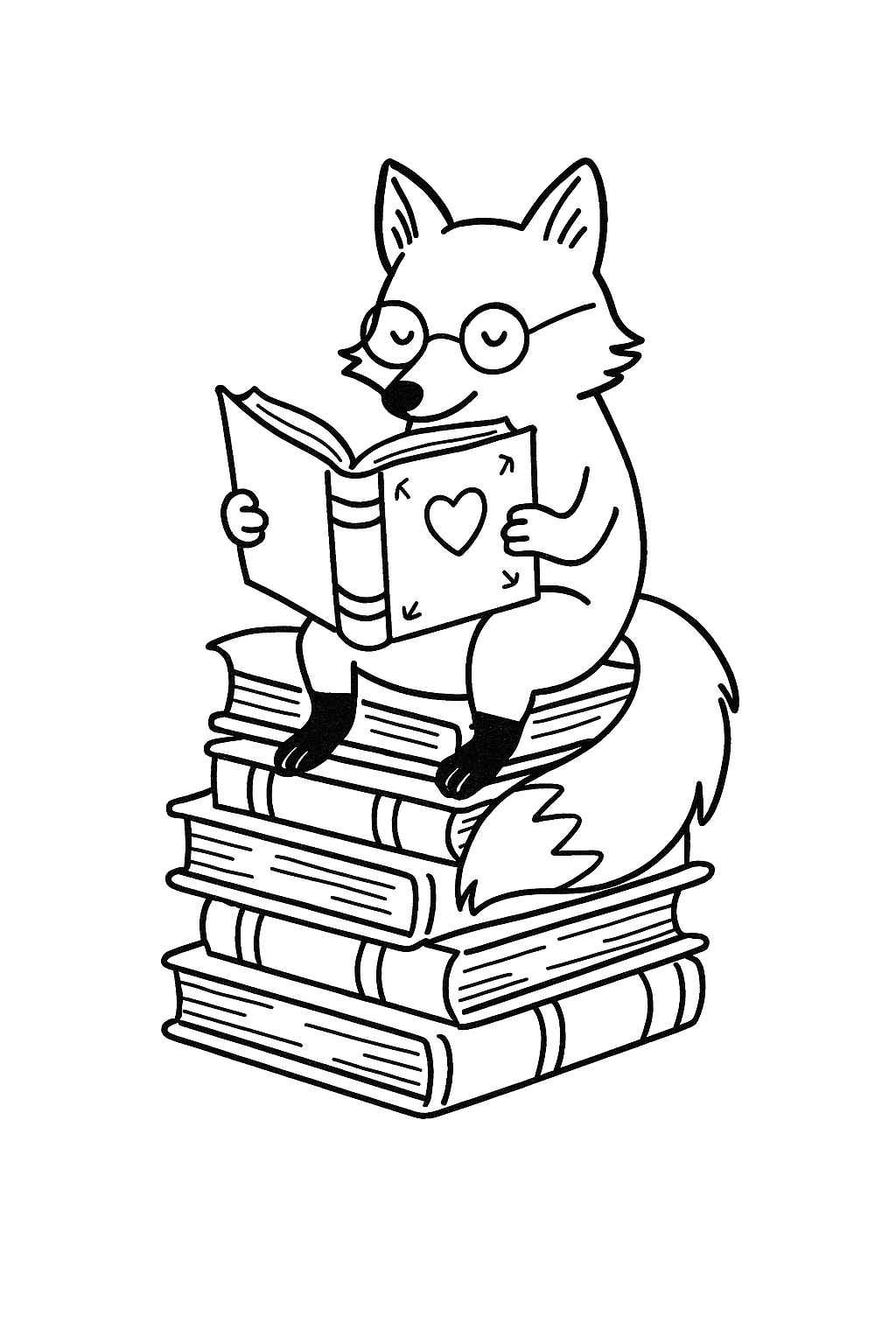 Desenho de Raposa Desenho Colorir Imprimir 09