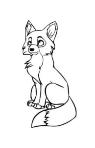 Desenho de Raposa Desenho Colorir Imprimir 10