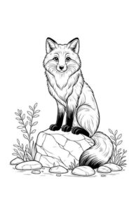 Desenho de Raposa Desenho Colorir Imprimir 14