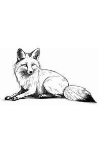 Desenho de Raposa Desenho Colorir Imprimir 15