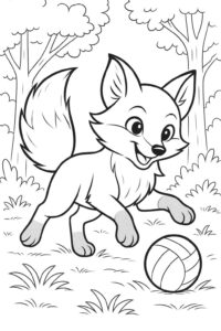 Desenho de Raposa Desenho Colorir Imprimir 19