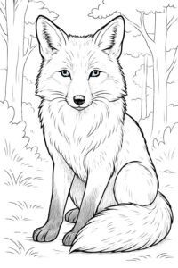 Desenho de Raposa Desenho Colorir Imprimir 20