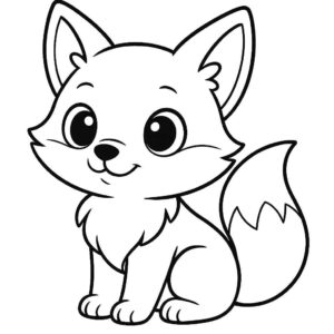 Desenho de Raposa Desenho Colorir Imprimir 22