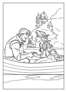 Desenho de Rapunzel Desenho Colorir Imprimir 16