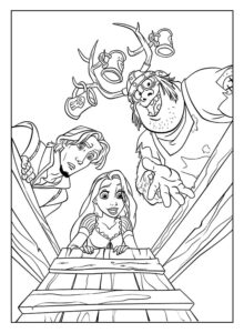 Desenho de Rapunzel Desenho Colorir Imprimir 17
