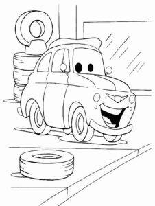 Desenho de Relampago Mcqueen Desenho Colorir Imprimir 03