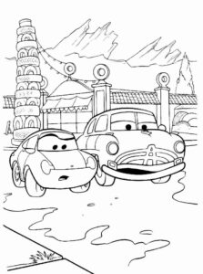 Desenho de Relampago Mcqueen Desenho Colorir Imprimir 12