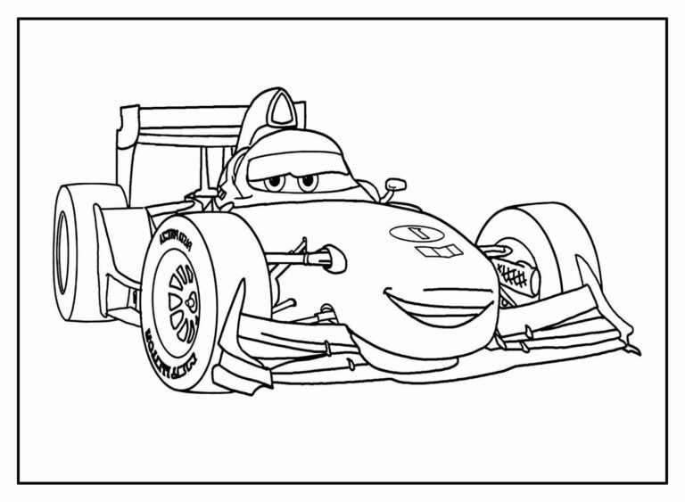 Desenhos do Relâmpago McQueen para Imprimir e Colorir