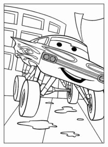 Desenho de Relampago Mcqueen Desenho Colorir Imprimir 23