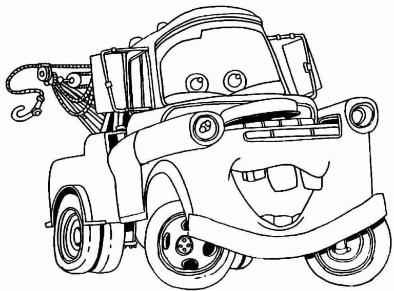 Desenhos do Relâmpago McQueen para Imprimir e Colorir