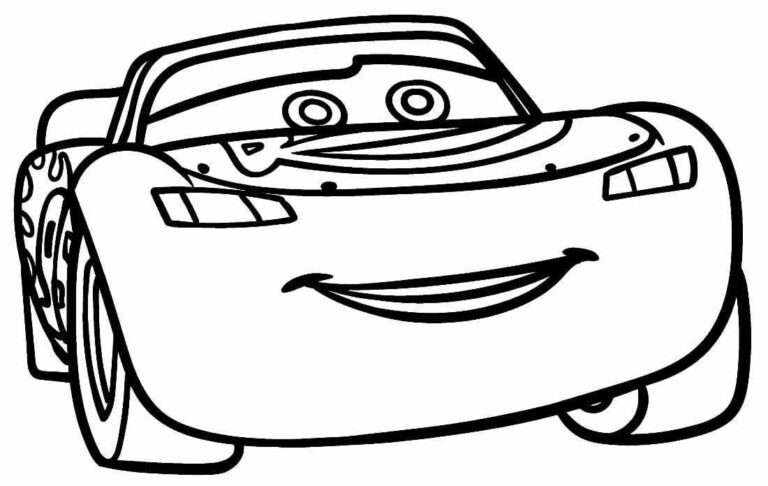 Desenhos do Relâmpago McQueen para Imprimir e Colorir