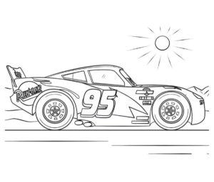 Desenho de Relampago Mcqueen Desenho Colorir Imprimir 46