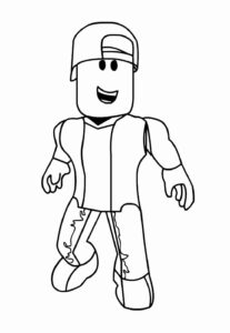 Desenho de Roblox Desenho Colorir Imprimir 001 4