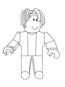 Desenho de Roblox Desenho Colorir Imprimir 001 5