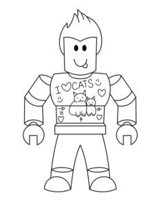 Desenho de Roblox Desenho Colorir Imprimir 001 6