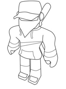 Desenho de Roblox Desenho Colorir Imprimir 002