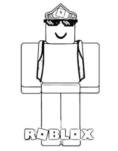 Desenho de Roblox Desenho Colorir Imprimir 004