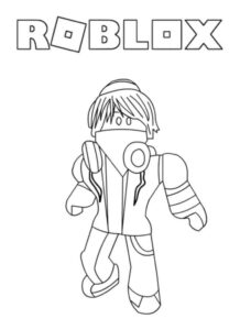 Desenho de Roblox Desenho Colorir Imprimir 007