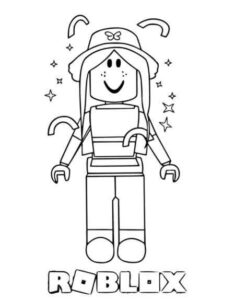 Desenho de Roblox Desenho Colorir Imprimir 008