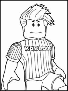 Desenho de Roblox Desenho Colorir Imprimir 009