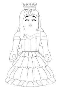 Desenho de Roblox Desenho Colorir Imprimir 010