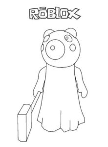 Desenho de Roblox Desenho Colorir Imprimir 013