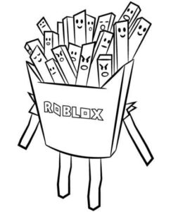 Desenho de Roblox Desenho Colorir Imprimir 017
