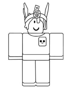 Desenho de Roblox Desenho Colorir Imprimir 019