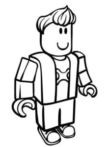 Desenho de Roblox Desenho Colorir Imprimir 020