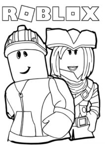 Desenho de Roblox Desenho Colorir Imprimir 022