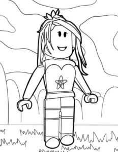 Desenho de Roblox Desenho Colorir Imprimir 023