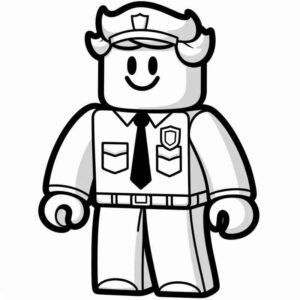 Desenho de Roblox Desenho Colorir Imprimir 026