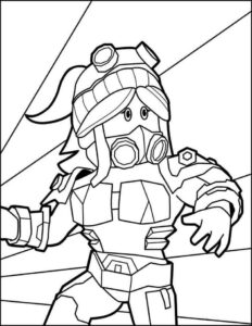 Desenho de Roblox Desenho Colorir Imprimir 029