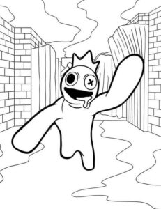 Desenho de Roblox Desenho Colorir Imprimir 031