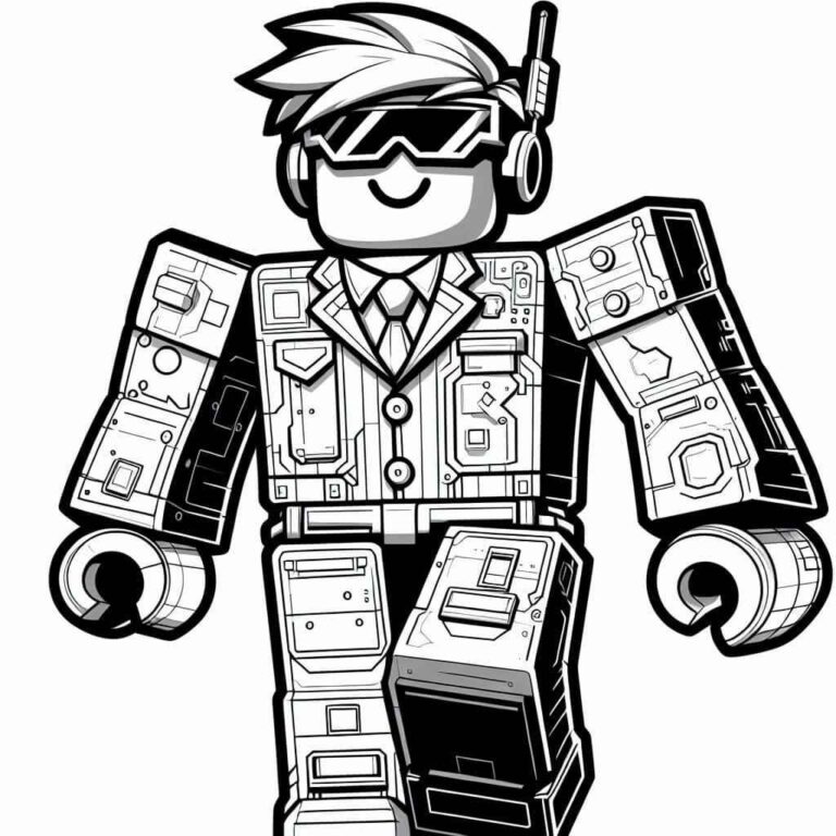 Desenhos do Roblox para Imprimir e Colorir