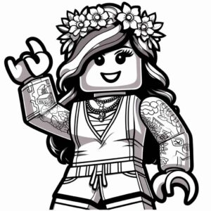 Desenho de Roblox Desenho Colorir Imprimir 036