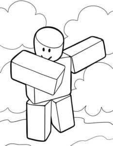 Desenho de Roblox Desenho Colorir Imprimir 043