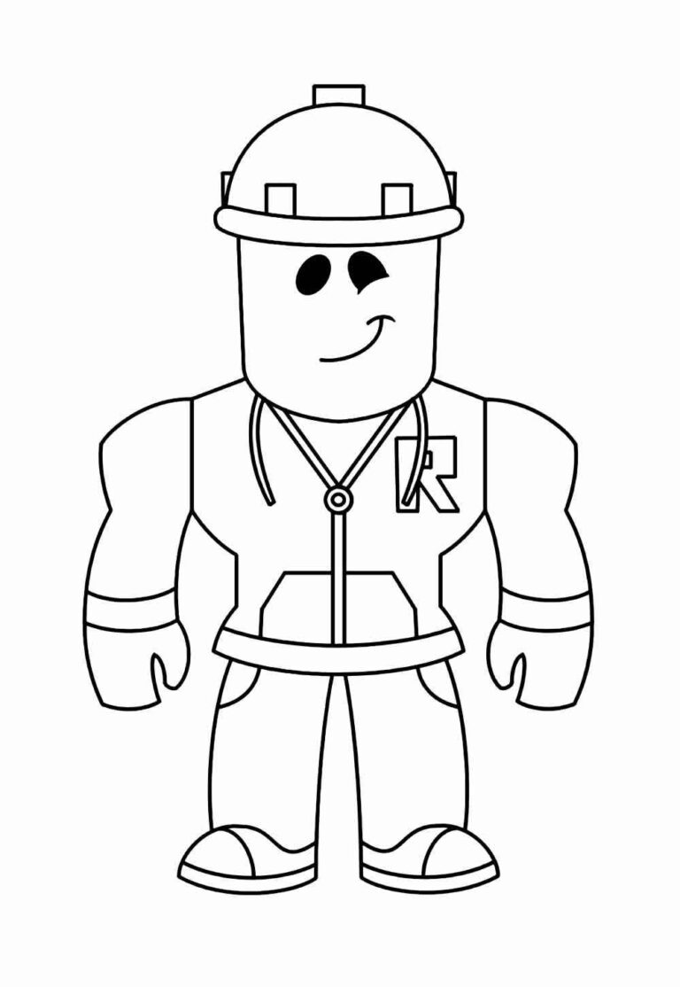 Desenhos do Roblox para Imprimir e Colorir