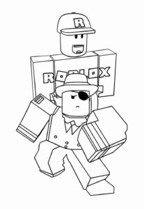 Desenho de Roblox Desenho Colorir Imprimir 047
