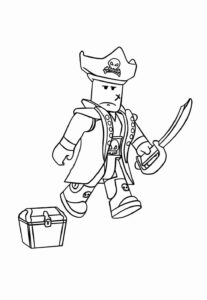 Desenho de Roblox Desenho Colorir Imprimir 050