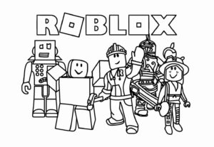Desenho de Roblox Desenho Colorir Imprimir 053