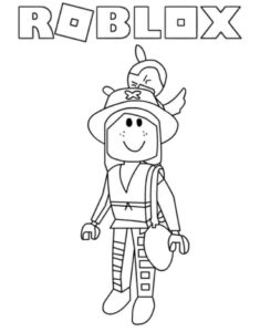 Desenho de Roblox Desenho Colorir Imprimir 060
