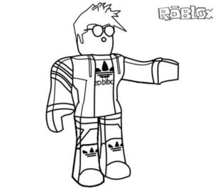 Desenho de Roblox Desenho Colorir Imprimir 064