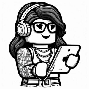 Desenho de Roblox Desenho Colorir Imprimir 070