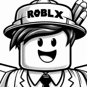 Desenho de Roblox Desenho Colorir Imprimir 071