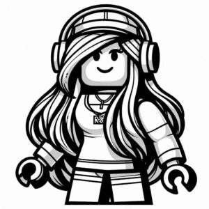 Desenho de Roblox Desenho Colorir Imprimir 072