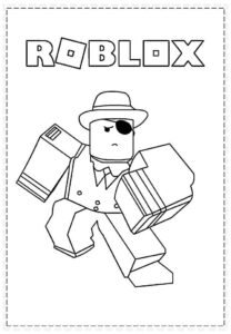 Desenho de Roblox Desenho Colorir Imprimir 079