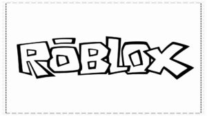 Desenho de Roblox Desenho Colorir Imprimir 083